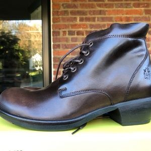 Fly London Mesu Lace-Up Booties